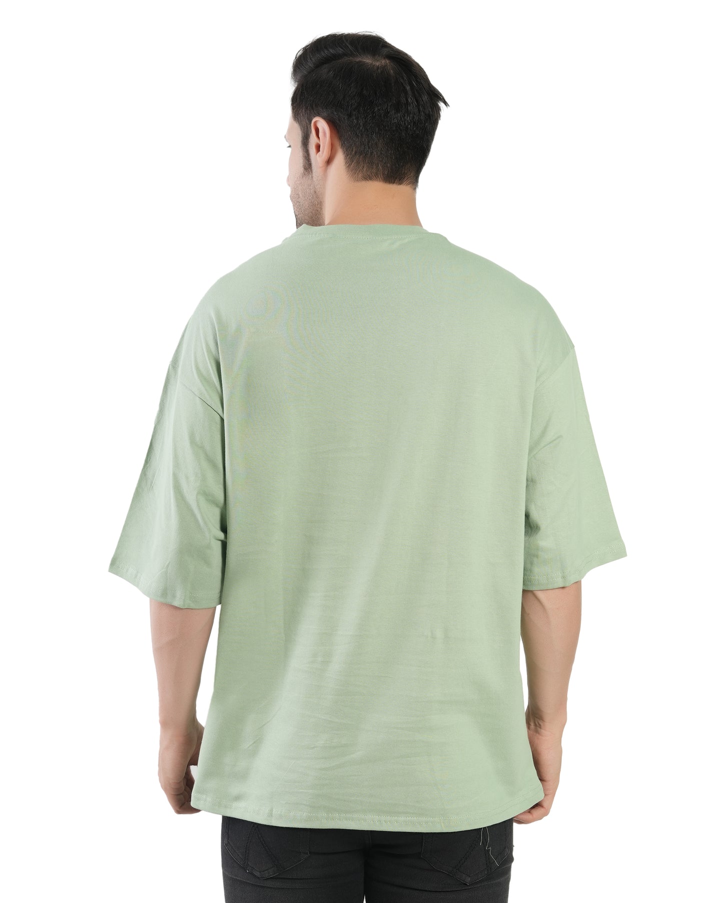 Stylintellect Men's Oversized Plain T-shirt