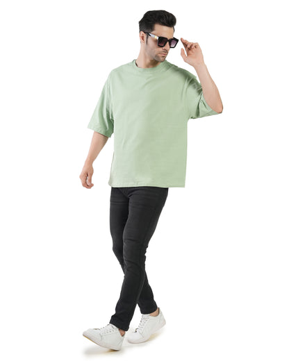 Stylintellect Men's Oversized Plain T-shirt