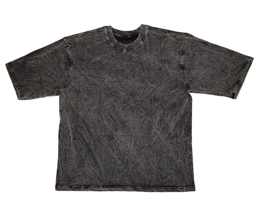 Stylintellect Acid-wash Oversized Solid T-shirt