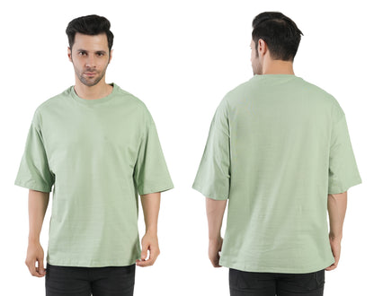 Stylintellect Men's Oversized Plain T-shirt